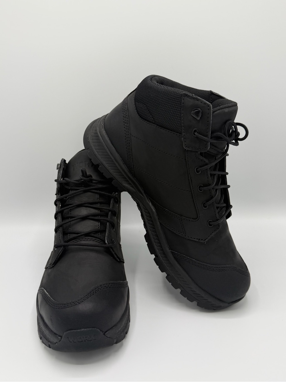 Men's Black Tactical Work Boot - Durable All-Weather Support